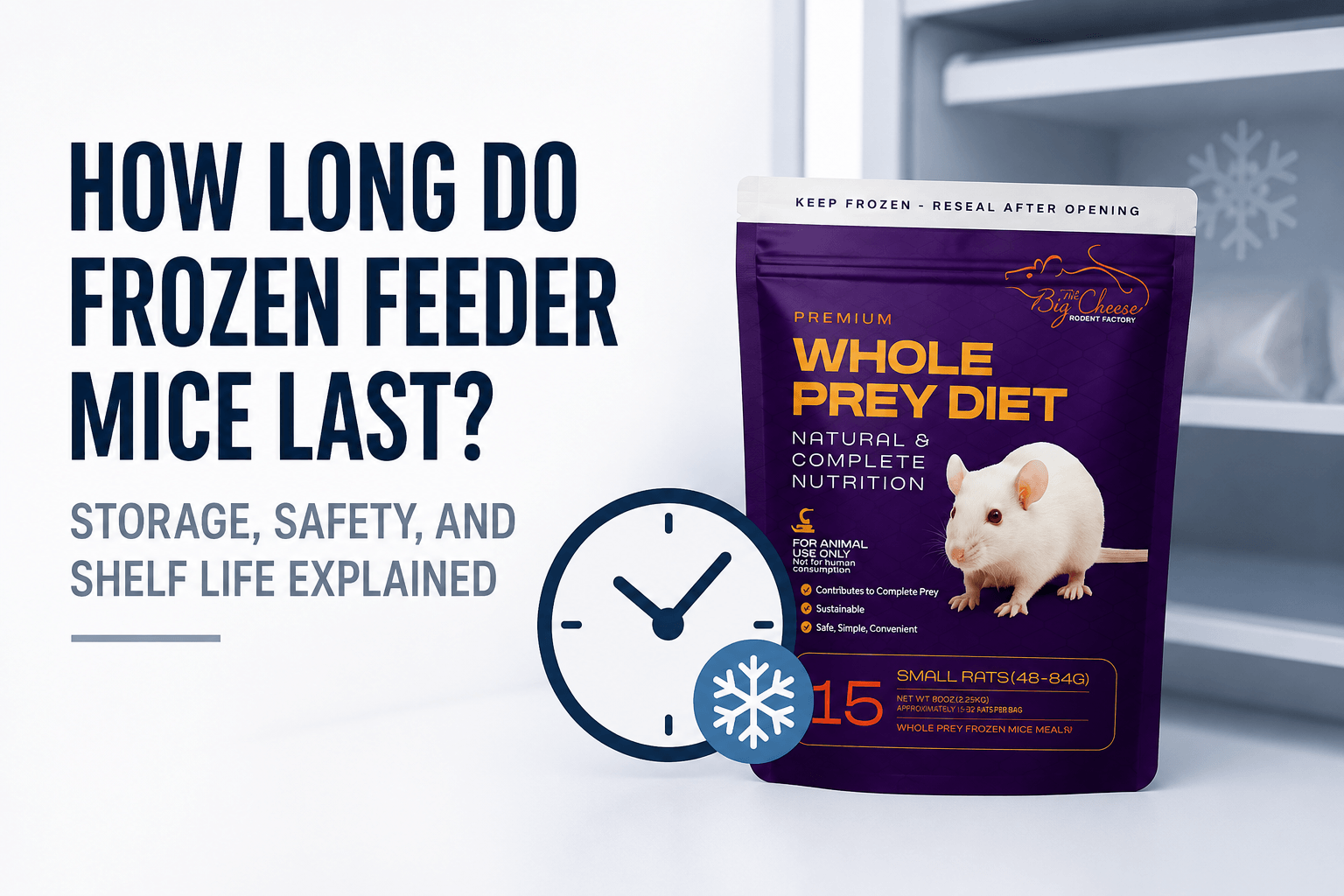 How Long Do Frozen Feeder Mice Last? Storage, Safety, and Shelf Life Explained